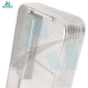 Cesta de Almacenamiento ALMAC Din, Base Plana, Laterales Perforados, para un Almacenamiento Confiable de Instrumentos, Manipulación Segura, Certificación CE, Hospitales, UCI - Product Image 2