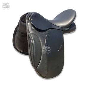 Selle anglaise de dressage d'équitation en cuir véritable très durable avec arbre en bois en gros en noir ou en marron - Product Image 3