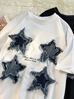 Camiseta Personalizada de Hombre, Estilo Urbano, Holgada, con Hombros Caídos, 100% Algodón Tejido, Transpirable y Cómoda, con Logotipo Personalizado en 3D
