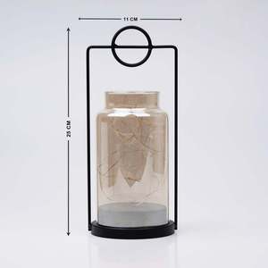 New Arrival <b>Tea</b> <b>Light</b> Holder With Glass Votive Metal Christmas Decoration for Parties-Iron Candle Stand with Box Packaging - Product Image 3