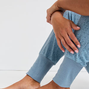 กางเกงจ็อกเกอร์ผู้หญิงกางเกงวิ่งเอวสูงมีกระเป๋าข้างผ้านุ่มระบายอากาศใส่สบายใส่ในบ้าน - Product Image 5