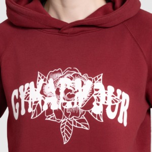Sudadera Extra Grande Achievers en Color Granate, Tejido Transpirable para la Temporada de Otoño - Product Image 6