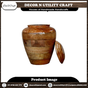 Rosewood Handcrafted Wooden Cremation <b>Urn</b> Personalized Decoration for Human and Pet Ashes for Funeral Services - Product Image 2