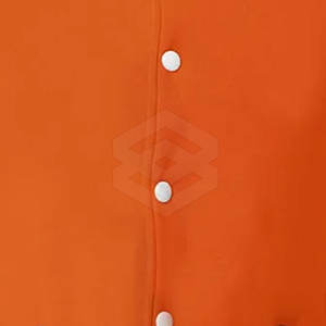 Chaqueta informal con letras y botones bordados de chenilla personalizada para hombre, chaqueta transpirable de invierno de alta calidad con cuello levantado - Product Image 5