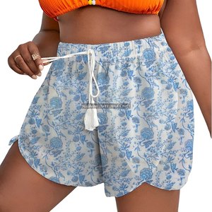 Meilleur Prix – Short en Coton pour Femme avec Cordon de Serrage à la Taille, Personnalisable, Idéal pour l'Été – Short de Jogging à Cordon de Serrage - Product Image 2