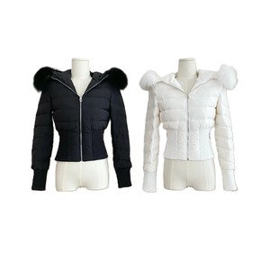 New Stylish Zipper Wholesale Puffer Jacket Customize Design Puffer <b>Women</b> Jacket Trending Windproof Hooded Winter Jacket - Product Image 1