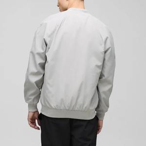Veste de baseball en satin coupe-vent pour hommes grande taille OEM, design léger anti-rides pour un confort hivernal, séchage rapide - Product Image 6