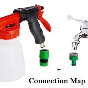 Pistolet à mousse réglable pour voiture, pulvérisateur de shampooing, pour savon, <span class=keywords><strong>arrosage</strong></span> de la maison, gel d'<span class=keywords><strong>arrosage</strong></span>, Kit de buse - Product Image 4
