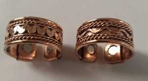 Bague en cuivre magnétique Bijoux de guérison en vrac pour magasins de détail - Product Image 3