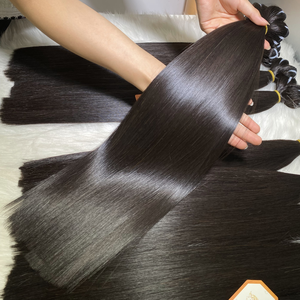 Meilleur Prix Tissage de Cheveux Remy de Qualité Supérieure Couleur Naturelle Cheveux Vietnamiens Vierges Bruts à Cuticules Alignées Vendeurs en Gros - Product Image 5