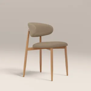 เก้าอี้ทานข้าว HALSTON รุ่น LATTE & OAK WALNUT & BLUSH - Product Image 5
