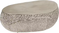 Table basse d'extérieur traditionnelle en aluminium, fabriquée en Inde, pour salon, écologique, durable, hauteur réglable, meuble d'appoint pour la maison