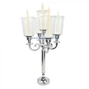 Wedding Table Decoration Luxury <b>Candelabra</b> <b>Gold</b> Polished Metal and Crystal 9 Arms Large Table Top <b>Candelabra</b> Affordable Price - Product Image 6