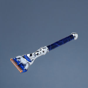 Rasoir de sécurité pour hommes, outil de rasage à cartouche perlée en métal et laiton durables - Product Image 4