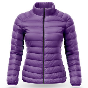 Nouvelle mode, tendance, conception personnalisée, veste d'hiver chaude en coton pour femmes avec logo personnalisé, en tricot écologique. - Product Image 3