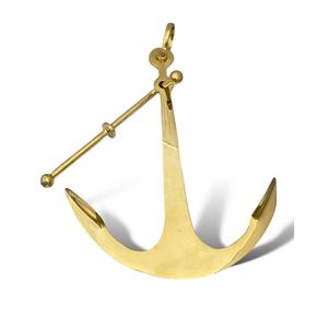 Proveedor al por mayor Anchor Paper weight Antiqued Brass Metal DE LA India para la decoración de la oficina en casa - Product Image 1