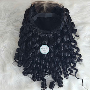 Bouncy Curly <b>Wig</b> Human Hair Pre Plucked 26 Inch 180% Density 5x5 Closure Hd Lace Natural Color <b>Glueless</b> <b>Wig</b> - Product Image 3