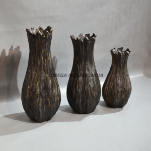 Latest Designs <b>Tall</b> Crackle Pattern Metal <b>Vases</b> in Dual Colors with Elegant Shape Ideal for Home Office and Event <b>Decor</b> - Product Image 6