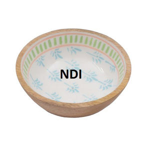 Tazón de madera para servir de almacenamiento de alimentos de gran capacidad, tazón de servidor de ensalada de aperitivos de frutas de diseñador de madera maciza - Product Image 5