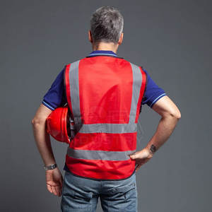 Chaleco DE SEGURIDAD duradero con alta reflectividad, ajuste ajustable y bolsillos para herramientas e insignias de identificación - Product Image 5