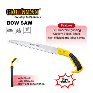 Herramientas <span class=keywords><strong>de</strong></span> jardín CROWNMAN, Gancho Doble <span class=keywords><strong>de</strong></span> alta dureza, <span class=keywords><strong>sierra</strong></span> <span class=keywords><strong>de</strong></span> poda duradera afilada <span class=keywords><strong>de</strong></span> 3 lados, 65Mn Balde, <span class=keywords><strong>sierra</strong></span> curva <span class=keywords><strong>de</strong></span> madera manual <span class=keywords><strong>de</strong></span> 300mm - Product Image 2