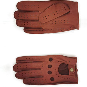 Venta al por mayor OEM Diseño personalizado Guantes de conducción Mejor proveedor Color sólido Unisex Guantes de cuero Estilo liso Precio de fábrica - Product Image 4