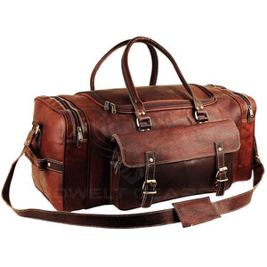 Hot Selling Premium Leather Duffel Bag Best Quality Leather Duffle Bags - Product Image 2