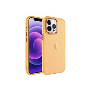 Coque arrière de protection premium Netzy pour iPhone 13 Pro 14 Plus, PC dur givré, étui SAFA May, fonction anti-empreintes digitales, style Ins - Product Image 1