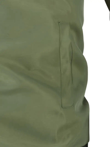 Blouson aviateur pour hommes de haute qualité fabriqué sur mesure tissu en toile de grande taille pour la saison d'hiver avec logo haute visibilité - Product Image 2