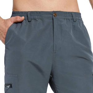 Streetwear personnalisé, pantalon baggy en coton à jambes larges pour hommes, multi-poches, lavage à l'acide, soleil, pantalon cargo pour hommes, pantalon de survêtement tricoté - Product Image 2