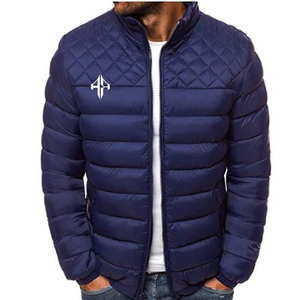 Chaqueta de invierno con logotipo personalizado de tendencia superior Chaqueta acolchada con cremallera estampada transpirable de poliéster 100% de ATLANTIC - Product Image 3