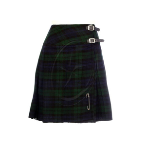 Kilt Tartan traditionnel pour hommes fait sur mesure Tartan noir uni hommes Kilts à vendre Kilt Tartan noir sur mesure noir solide - Product Image 1