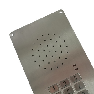 Intercomunicador de Acero Inoxidable con Altavoz y Micrófono para Control de <span class=keywords><strong>Acceso</strong></span> en Fábricas, con Botón Único de Activación - Product Image 5