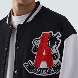 เสื้อแจ็กเก็ตหนังสำหรับผู้ชายดีไซน์ใหม่แจ็กเก็ต2025สำหรับนักเบสบอล - Product Image 4