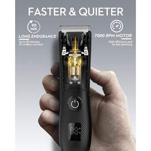 Rasoir électrique pour homme avec lumière LED et écran, lame en céramique étanche - Product Image 6