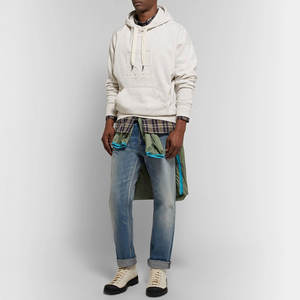 Sweat à capuche pour homme OEM, automne, logo 3D en relief, haute qualité, molleton de coton épais, surdimensionné, respirant, style streetwear, personnalisation de la marque - Product Image 3