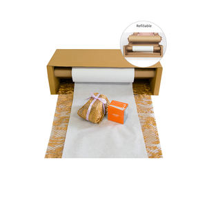 Rouleau de distributeur de papier d'emballage en nid d'abeille biodégradable recyclable mouche écologique nouveau carton Protection rembourrage emballage bois - Product Image 2