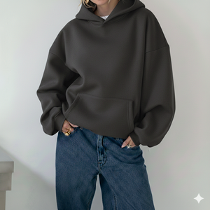 Sudaderas con Capucha Personalizadas para Mujer, Forradas, de Felpa 100% Algodón, para Otoño e Invierno, Transpirables, de Secado Rápido, con Logotipo Frontal, Casuales - Product Image 4