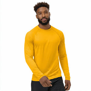 Gym Workout Fitness Rash Guard Top Hommes Chemise athlétique à manches longues Exercice de compression pour hommes Rash Guard Tight Tops Mens - Product Image 2