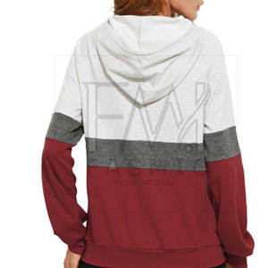 Sweats à capuche unis de bonne qualité à haute fabrication pour les sweats à capuche pour femmes de style à motif personnalisé dans votre propre conception - Product Image 2