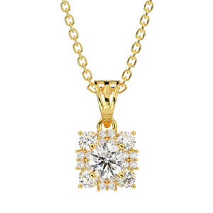 Collar con Colgante de Flores Vintage Chapado en Oro de 10K al por Mayor, Colgantes Finos con Circonita para Mujer, Regalo para Fiesta, Hecho en Vietnam - Product Image 2