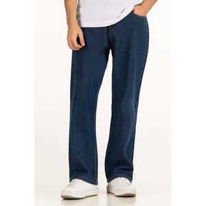 กางเกงยีนส์ทรงปกติ ผ้าฝ้าย 100% ล้างสีแบบสโตนวอช ดีไซน์ปะติดสไตล์ฮิปฮอปวินเทจ ทรงหลวม ใส่ได้ในฤดูหนาว - Product Image 4