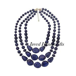 Collar de resina de cuentas de diseño hecho a mano, joyería para collar de resina de moda para mujeres y niñas, fabricante de productos - Product Image 4