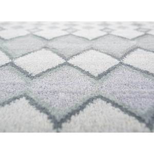 Tapis Manchaha bleu noué à la main en laine et soie de bambou, épaisseur 10 mm, motif géométrique abstrait, rectangulaire, pour couloir et maison, modèle Les-1758 - Product Image 3