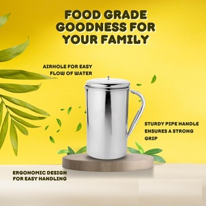 Pichets élégants en acier inoxydable de luxe modernes 100% faits à la main avec une capacité de 1000L Durables pour toutes les occasions Prix de gros - Product Image 2