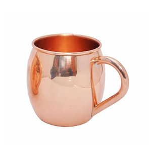 Taza de cobre con mango de latón Mango corto Vasos Beber taza martillada Taza de café Artesanías Venta superior - Product Image 2