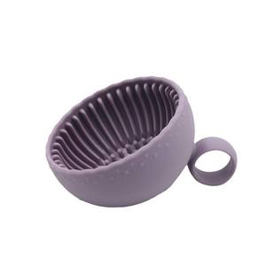 Limpiador de Brochas de Maquillaje Portátil, Herramienta de Limpieza Específica para Belleza, Tazón Pequeño de Silicona para Lavar Brochas - Product Image 5