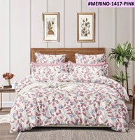 Juego de Sábanas King Size con Estampado Simple, 130GSM, Tela Suave y Lisa, Cómoda, Duradera, de Alta Calidad Premium