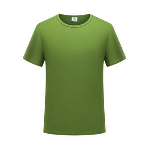 Col rond pas cher 180gsm modal t-shirts décontracté uni blanc couleur pure t-shirt pour hommes - Product Image 5