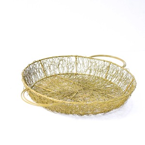 Durable Eco-Friendly Multi-Functional Metal Iron <b>Wire</b> <b>Storage</b> <b>Basket</b> Stylish Home Kitchen Fruit Premium Decorative Organizer - Product Image 3
